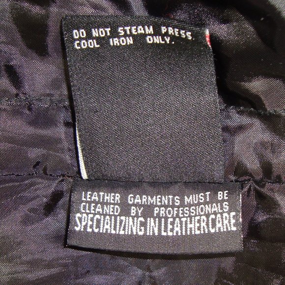 NEW FIRST Mfg. Co. Leather Gear Black Jacket w/Removable Quilted Liner Size L - Picture 10 of 16